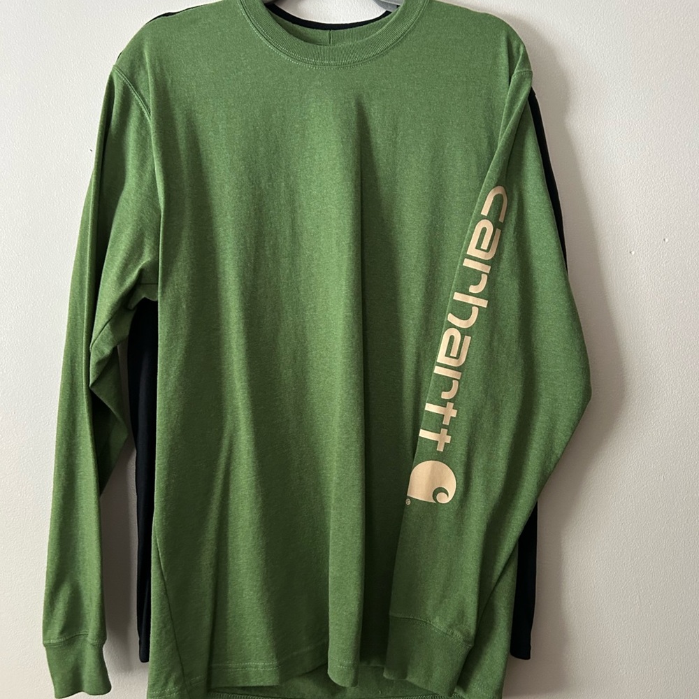 Carhartt Men's Green Long Sleeve Shirt